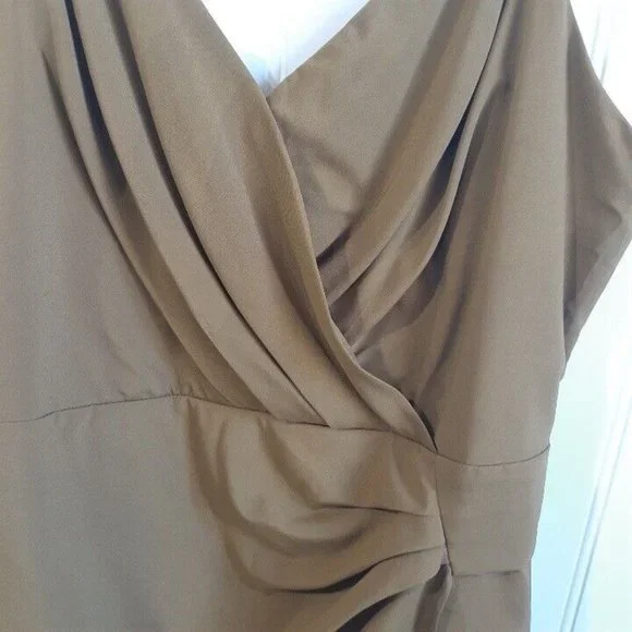 Favlux Fashion Dress Womens Large Green Spaghetti Strap Mini Lined Party - Picture 3 of 12